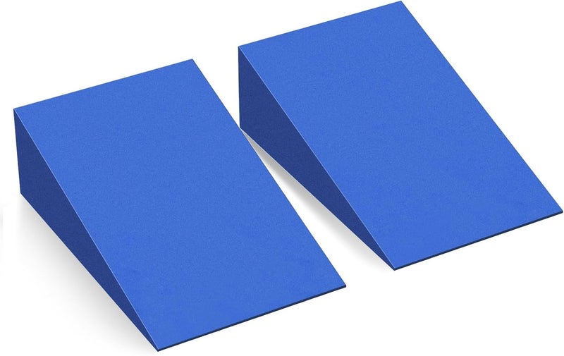 Inlisy Foam Wedge Slant Board, 2-pcs Update Calf Stretcher, Squat Wedges for Yoga, Foot Rehabilitation and Stretching, and Physical Therapy - Image 1